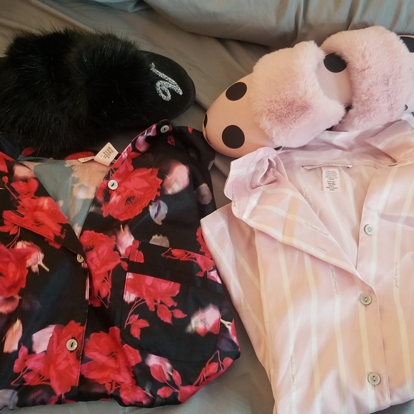 Victoria's Secret Satin Pajama Set - Picture 2 of 5